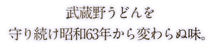 武蔵野うどんを